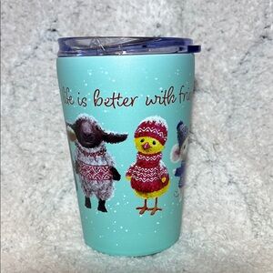 Red Shed Colorful Animal Friends Insulated Tumbler LIFE IS BETTER WITH FRIENDS.